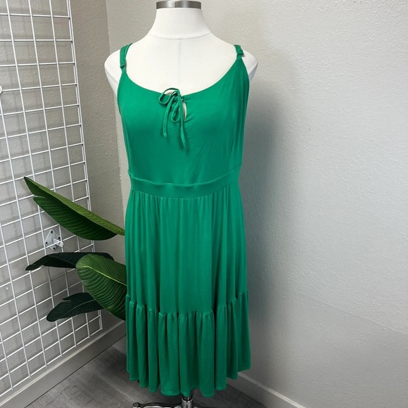 Torrid Green Supersoft Midi Dress - New - Size 30 - Picture 4 of 6